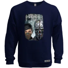 Свитшот без начеса с постером игры Dishonored