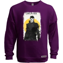 Свитшот без начеса с постером к игре Deus Ex