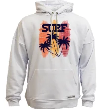 Худи без начеса Surf and Palm trees