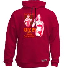 Худи без начеса с девушкой в зале GYM