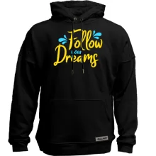Худи без начеса Follow your dreaming