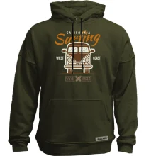 Худи без начеса California Surfing