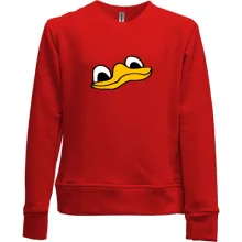 Детский свитшот без начеса duck face