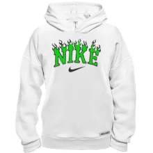 Худі BASE з лого Nike в полум'ї