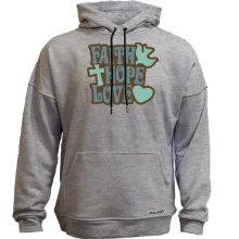 Худі без начосу Faith Hope Love