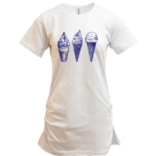Туника Ice cream граффити
