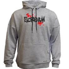 Худі без начосу Scream з краплями крові