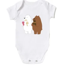Дитяче боді bears love ice cream