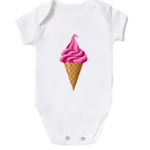 Детское боди Pink Ice Cream