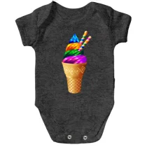 Детское боди Rainbow Ice Cream
