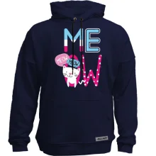 Худи без начеса MEOW MEOW