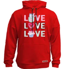 Худи без начеса Love Love Love