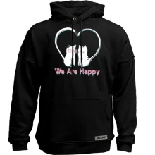 Худи без начеса We Are Happy Cats