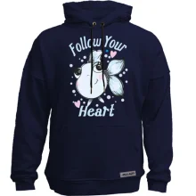 Худі без начосу Follow Your Heart