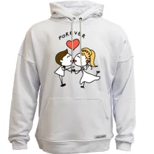 Худи без начеса Kissing Couple Forever