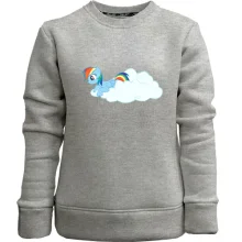Детский свитшот без начеса My little pony