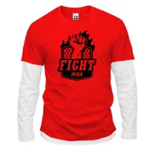 Комбинированный лонгслив Fight MMA