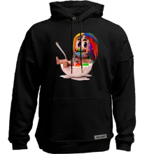 Худи без начеса Tekashi in a plate art