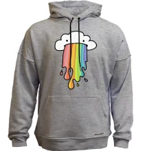 Худи без начеса Rainbow cloud