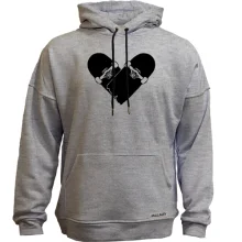 Худи без начеса Skate-heart