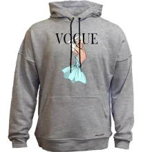 Худи без начеса VOGUE blonde girl 2