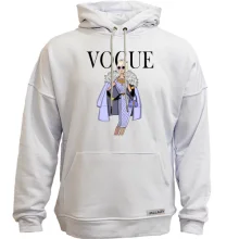 Худи без начеса VOGUE blonde girl 3
