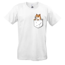 Футболка с wow doge в кармане