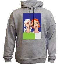 Худи без начеса Blonde and redhead