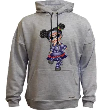 Худи без начеса Girl in Feoletovo