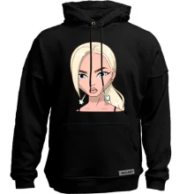 Худи без начеса Art. Blonde angry