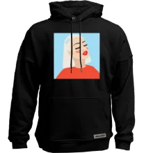 Худи без начеса Blonde portrait art