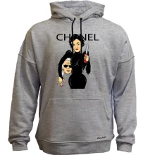 Худи без начеса Chanel woman with knife