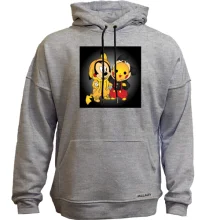 Худи без начеса Mickey mouse and pikachu