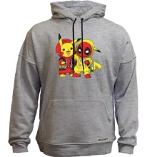 Худи без начеса Stitch and mickey mouse