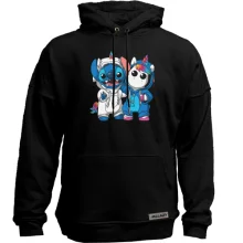 Худи без начеса Stitch and unicorn