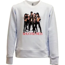 Детский свитшот без начеса Black veil brides (группа)