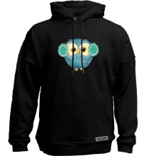 Худи без начеса Owl in headphones