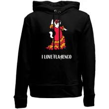 Дитяче худі без начосу i love flamenco