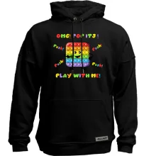 Худи без начеса Omg Pop It