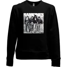 Детский свитшот без начеса Ramones Band чб