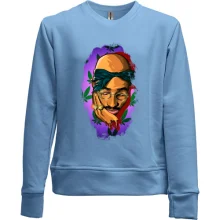Детский свитшот без начеса с 2PAC арт (2)