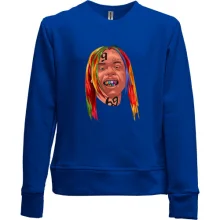 Детский свитшот без начеса с улыбающимся 6IX 9NINE