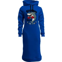 Худи платье Box Shark Team