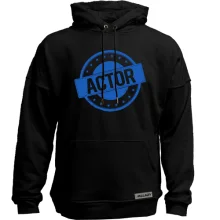 Худи без начеса для актёра с печатью "ACTOR"