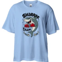 Футболка Oversize Box Shark Team