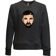 Детский свитшот без начеса с Drake (иллюстрация)