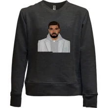 Детский свитшот без начеса с Drake в пальто