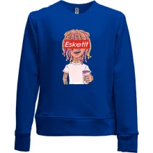 Детский свитшот без начеса Lil Pump (Esketit)