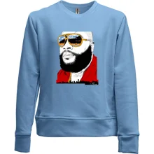Детский свитшот без начеса с Rick Ross в очках