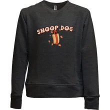 Детский свитшот без начеса со Snoop Dogg и хот-догом
